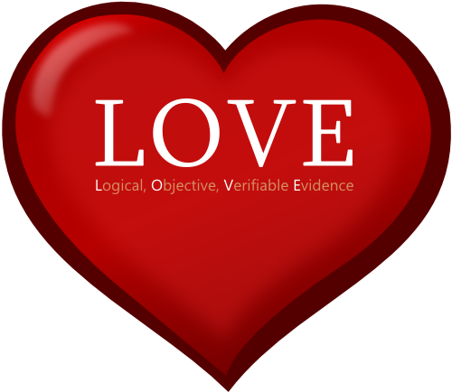 L.O.V.E. - Logical, Objective, Verifiable Evidence